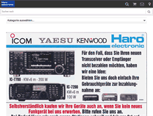 Tablet Screenshot of haro-electronic.de